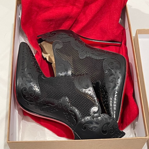 Louboutin Queenacid 100 Veau Velours - Picture 8 of 10